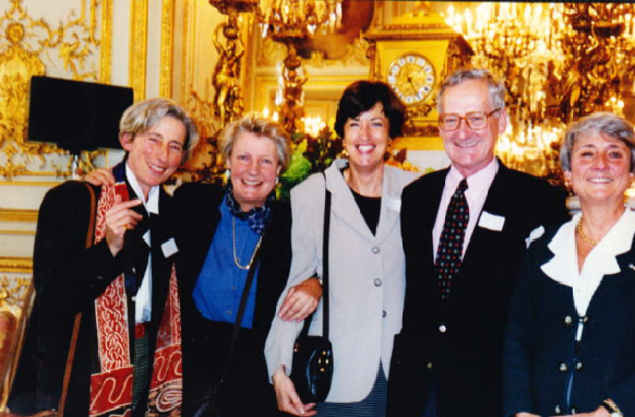 Laurence, Cricri, Martine, Régis et Odette de Monts